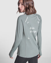 langärmeliges funktions damen sweatshirt