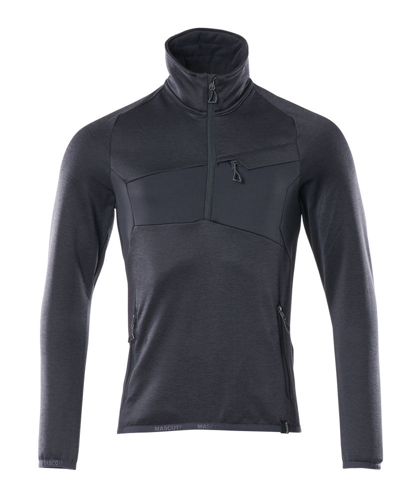 Mascot fleece pullover with short zip 18003-316 