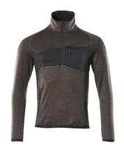 mascot fleecepullover mit kurzem reißverschluss 18003-316