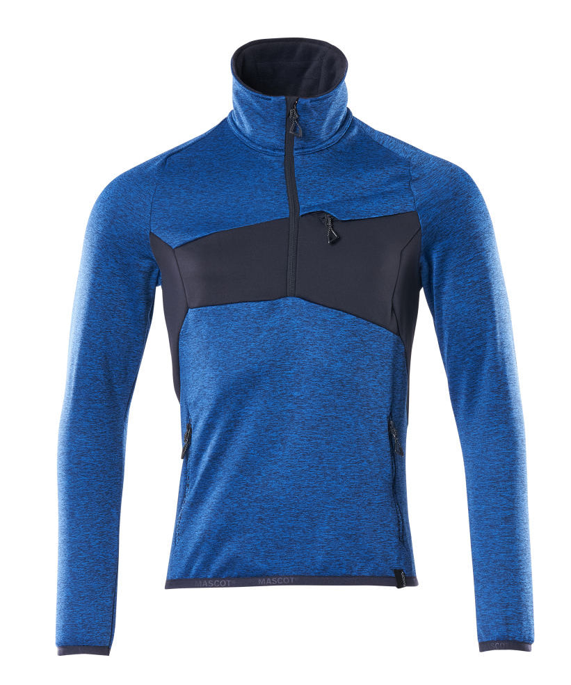 Mascot fleece pullover with short zip 18003-316 