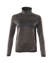 mascot damen fleecepullover mit kurzem reißverschluss 18053-316