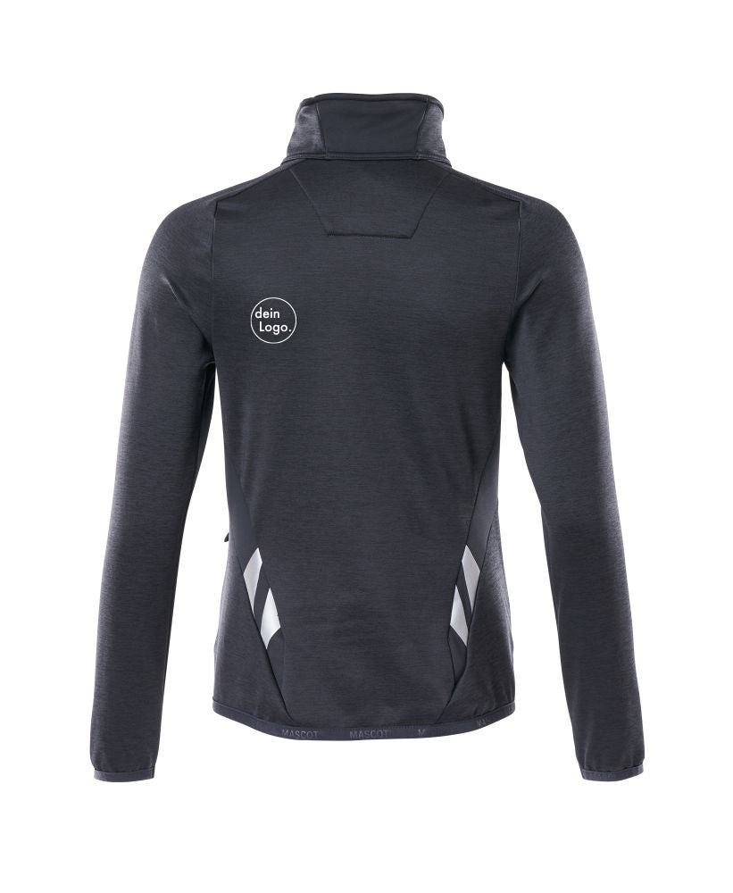 mascot damen fleecepullover mit reißverschluss 18153-316