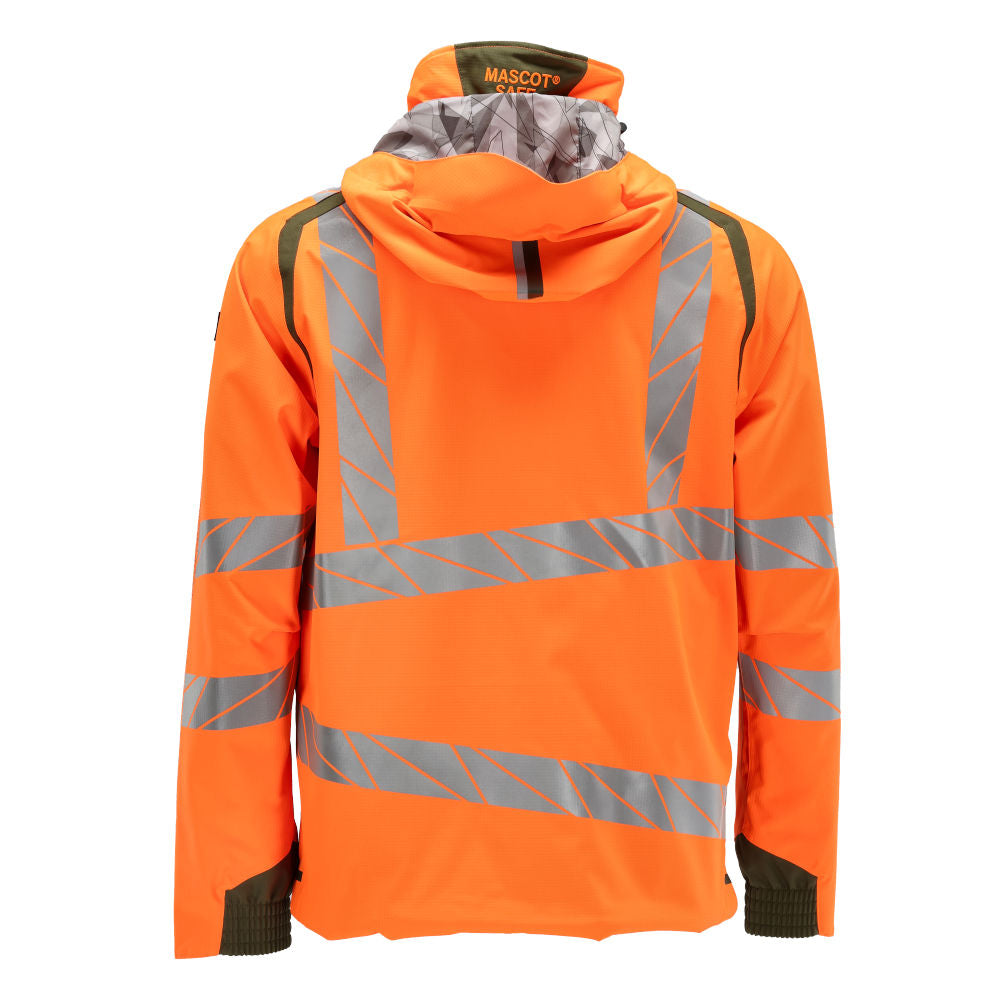 mascot high-vis hard shell jacke 19001-449