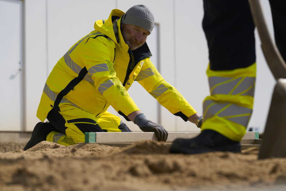 mascot high-vis hard shell jacke 19001-449