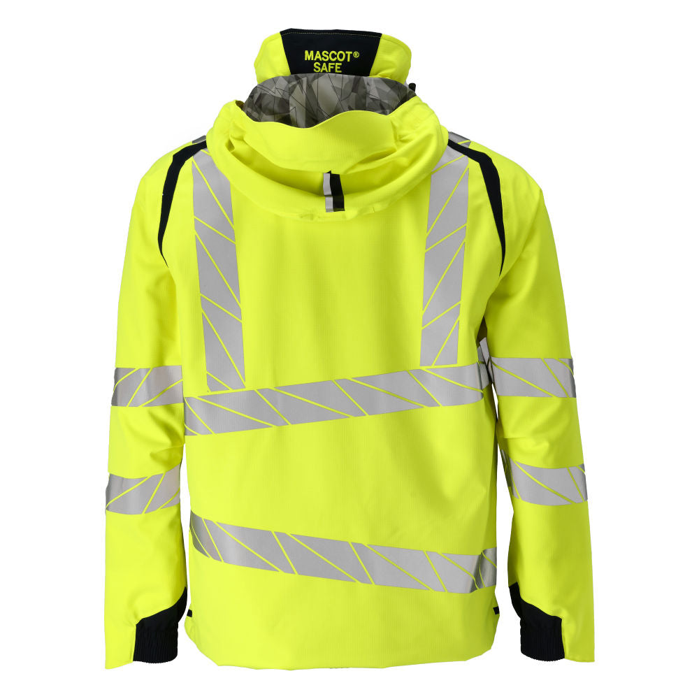 mascot high-vis hard shell jacke 19001-449