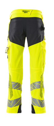 mascot high-vis hose mit knietaschen 19079-511