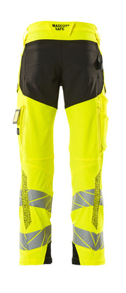 mascot high-vis hose mit knietaschen 19079-511