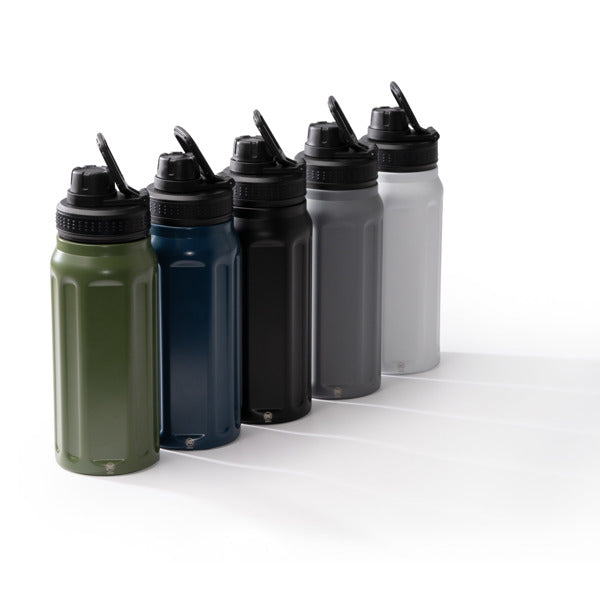thermoflasche aus recycelten edelstahl