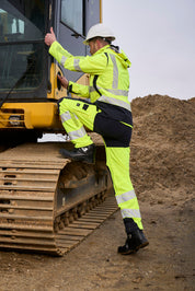 mascot high-vis hose mit knietaschen 19079-511