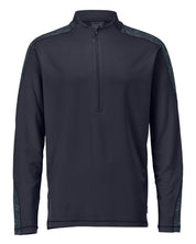 mascot t-shirt, langarm, mit kurzem reißverschluss 22681-618