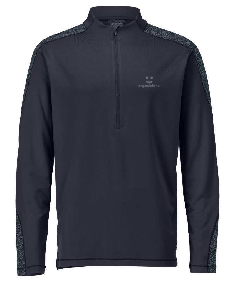 Mascot long-sleeved t-shirt with short zipper 22681-618