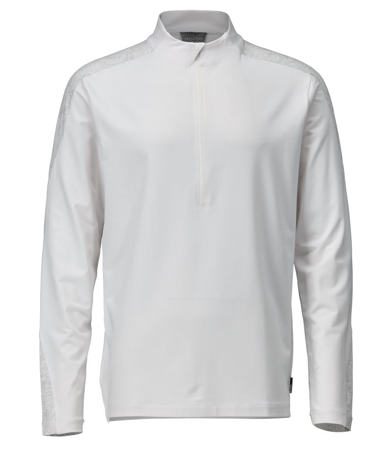 Mascot T-shirt, long-sleeved, with short zip 22681-618 
