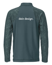 mascot t-shirt, langarm, mit kurzem reißverschluss 22681-618