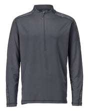 mascot t-shirt, langarm, mit kurzem reißverschluss 22681-618