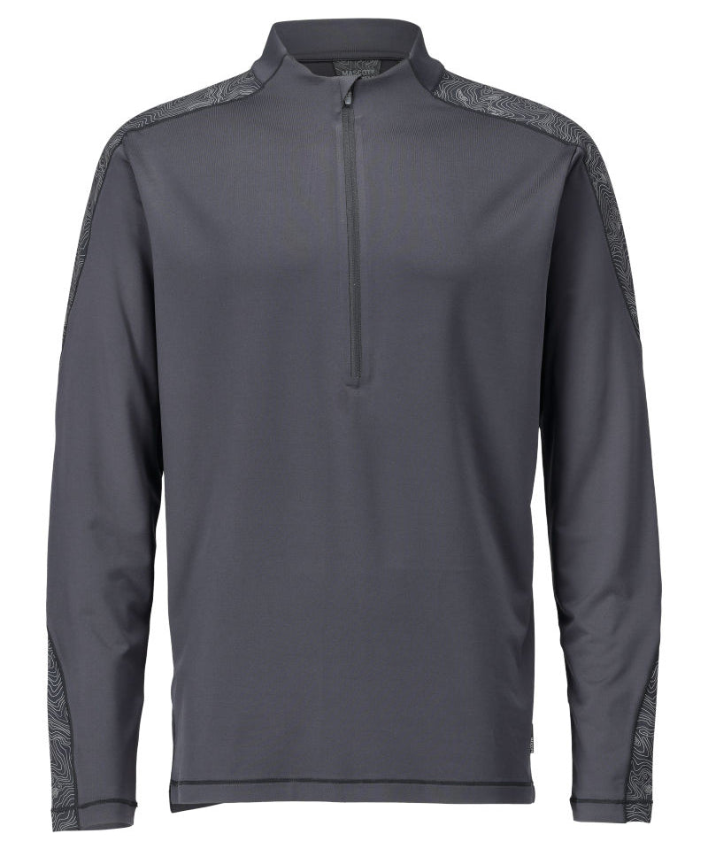 Mascot T-shirt, long-sleeved, with short zip 22681-618 