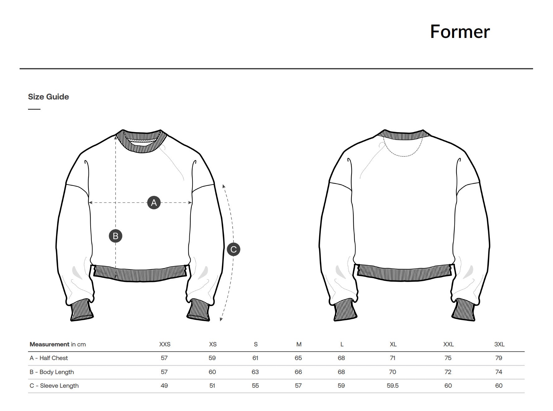 former - schweres unisex crewneck sweatshirt