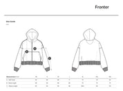 fronter - schwerer unisex boxy zip hoodie