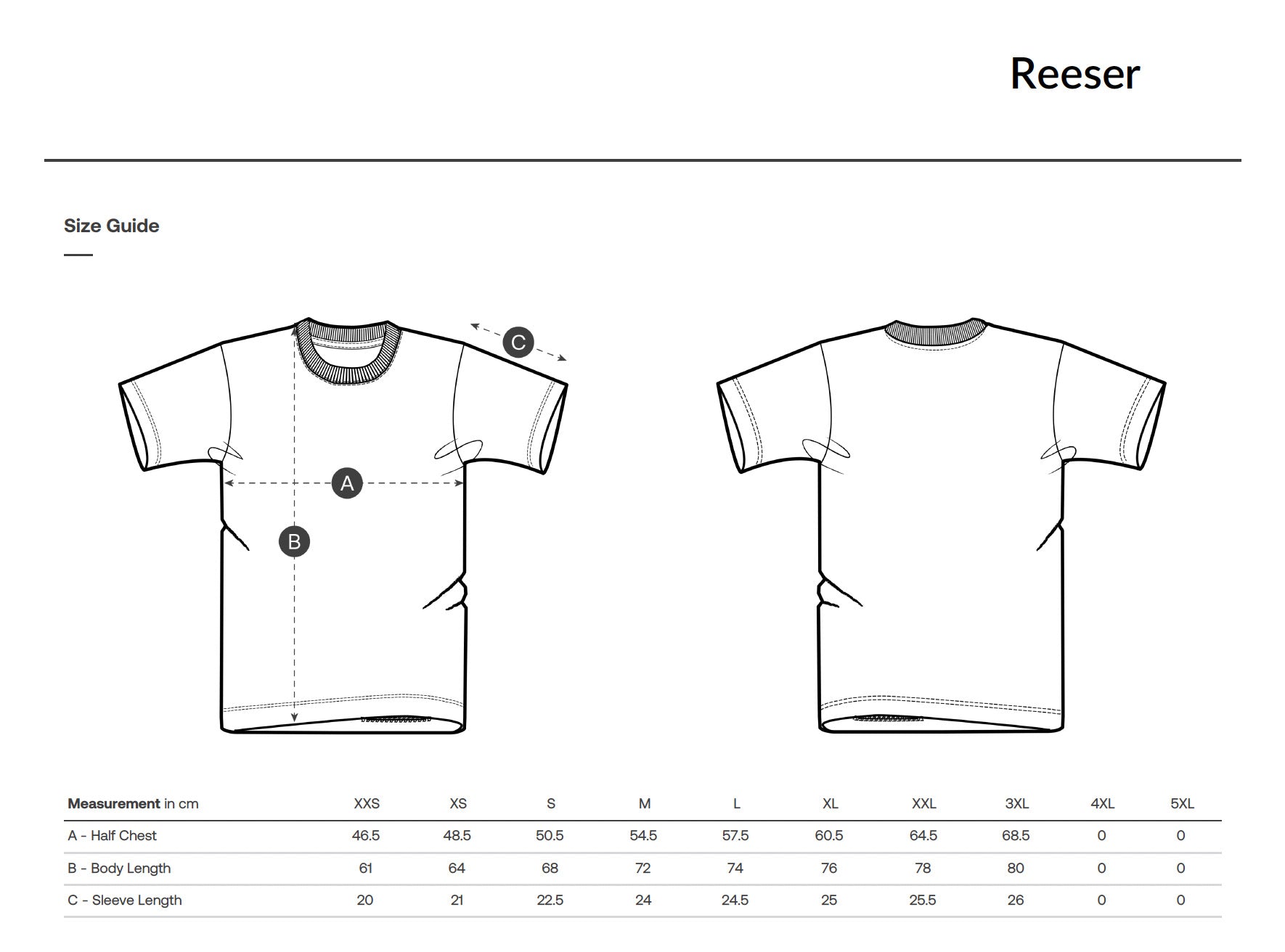 reeser schweres unisex t-shirt
