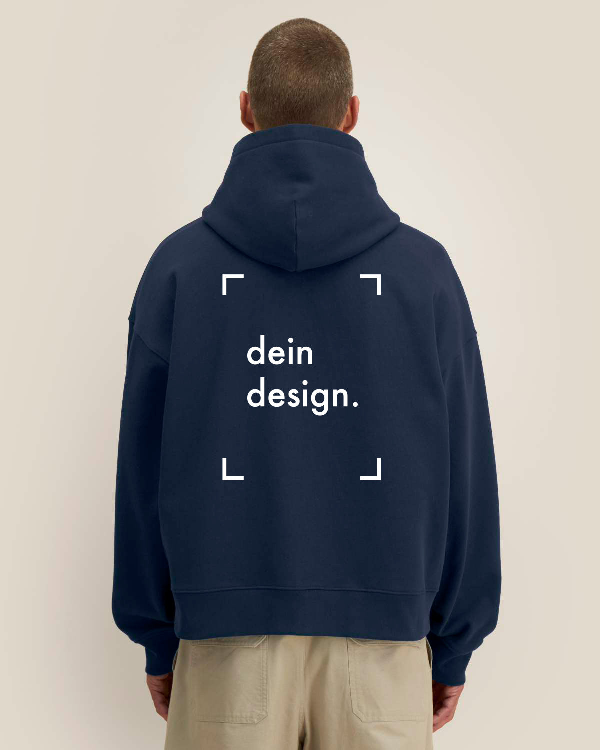 fronter - schwerer unisex boxy zip hoodie