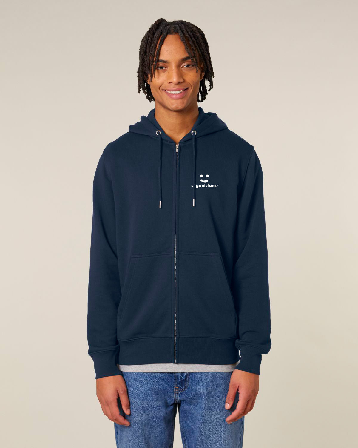 connector 2.0 unisex sweatshirt mit reißverschluß