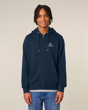 connector 2.0 unisex sweatshirt mit reißverschluß