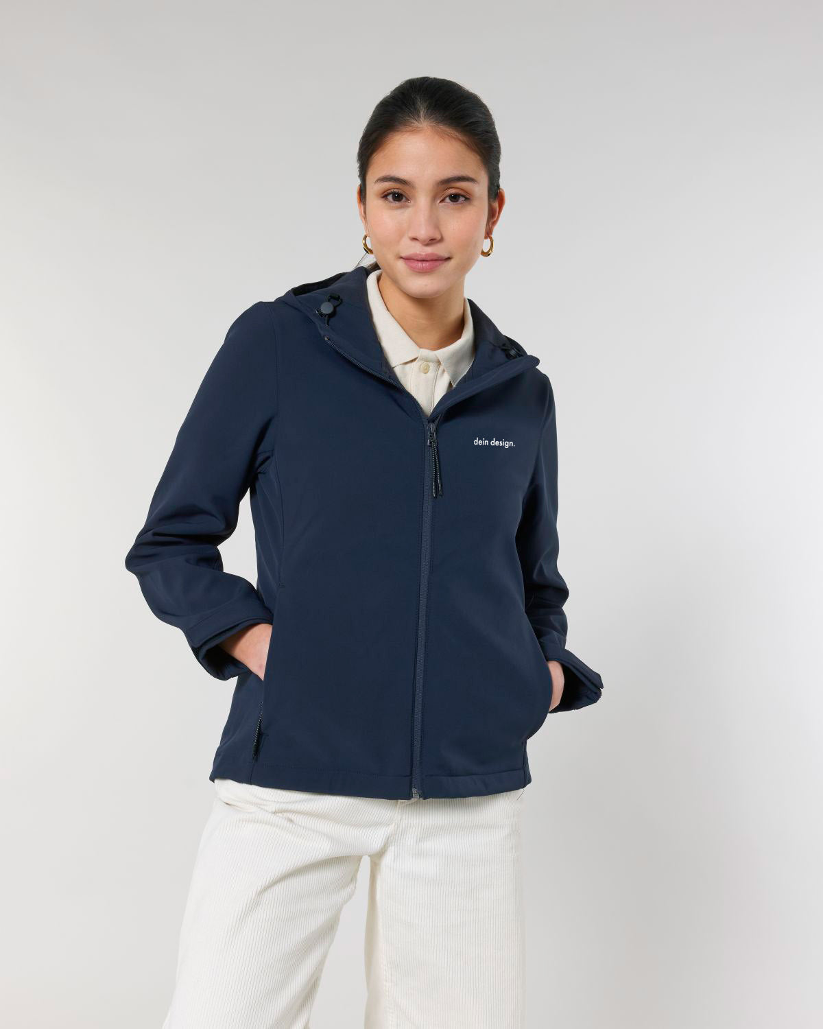 stella discoverer damen softshelljacke mit kapuze