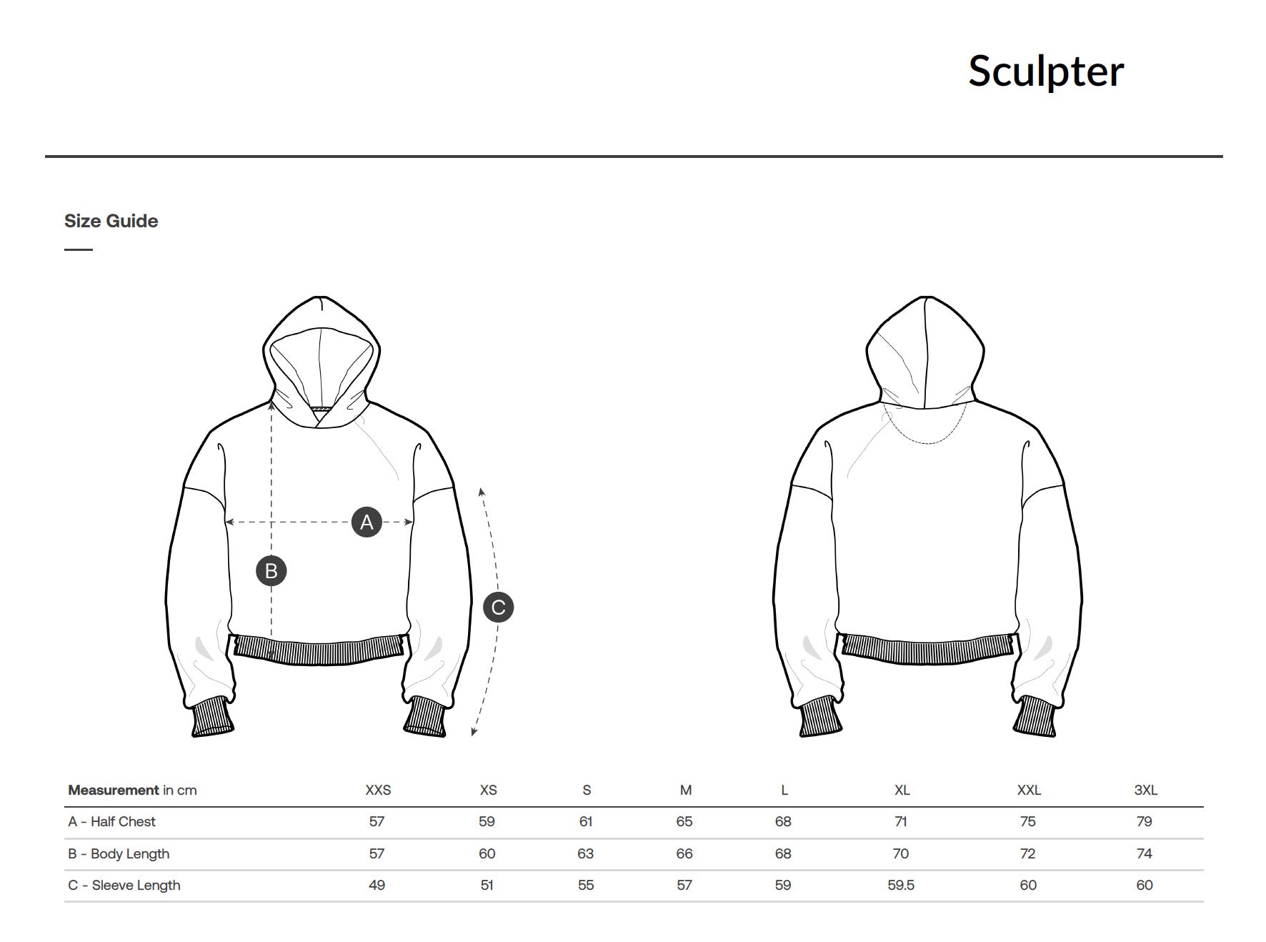 sculpter - schwerer unisex hoodie