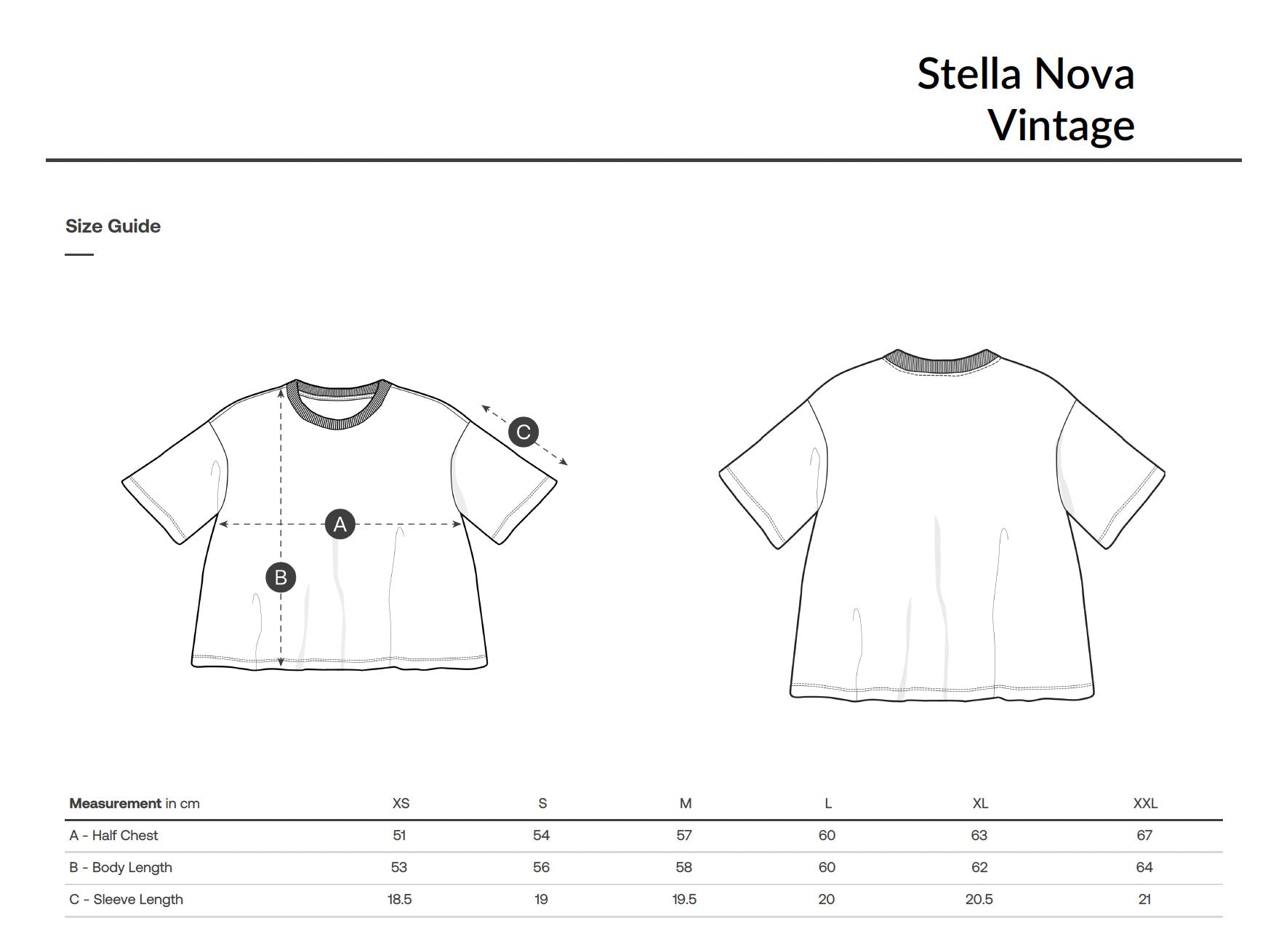 stella nova vintage damen t-shirt