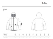 drifter unisex windjacke - 10k wassersäule
